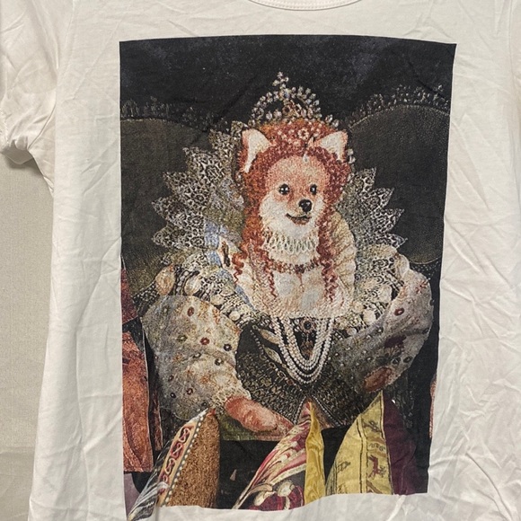 Asos Victorian Corgi Queen Tee Size Medium - Picture 2 of 5